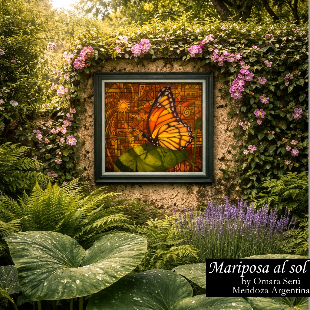 mariposa — artwork by Omara Seru